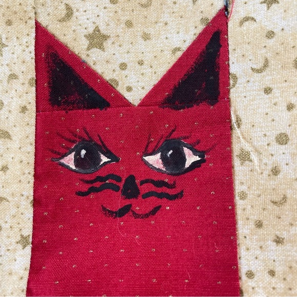 Handmade Quilted Cat Panel - Picture 4 of 11